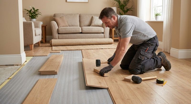 Laminate Floor Installation in Galveston County, TX