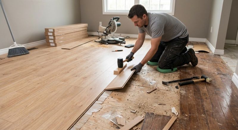Laminate Floor Replacement in Kingwood, TX