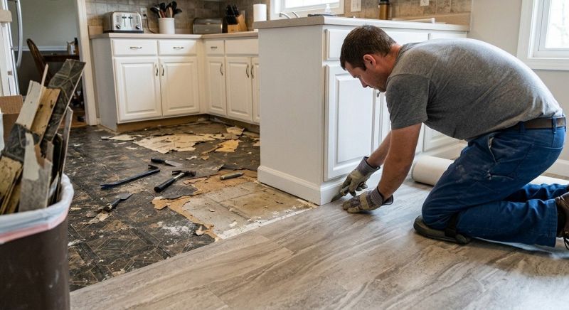 Linoleum Floor Installation in La Porte, TX