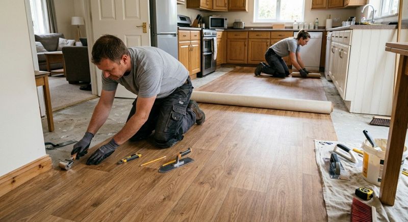 Linoleum Floor Installation in Pasadena, TX