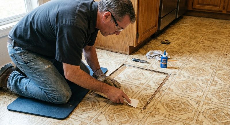 Linoleum Floor Installation in Santa Fe, TX