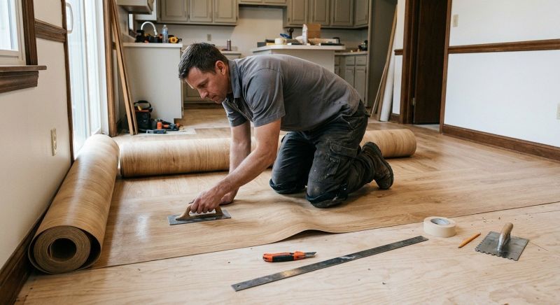 Sheet Flooring Installation in Galveston County, TX