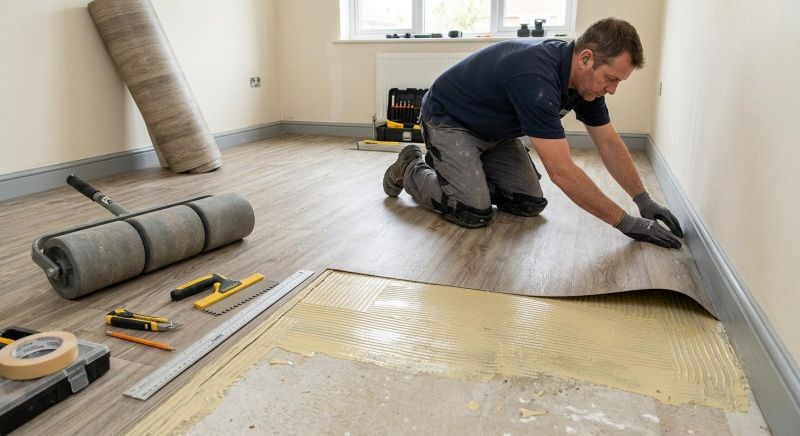 Sheet Linoleum Installation in Alvin, TX