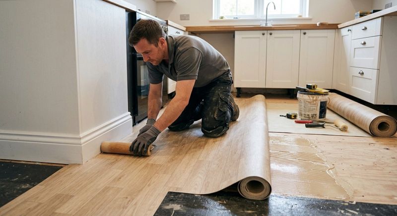 Sheet Linoleum Installation in La Porte, TX