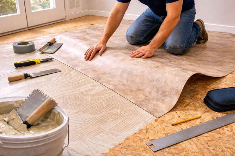 Sheet Vinyl Installation in Alvin, TX